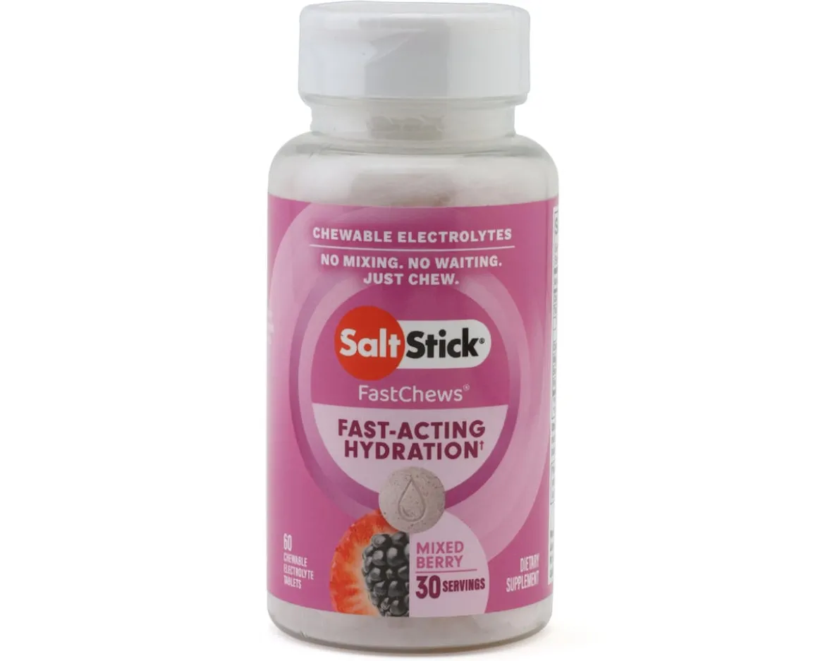 Saltstick Fastchews Chewable Electrolyte Tablets (Mixed Berry) (1 | 60 Tablet Bottle)