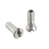 Sapim Alloy Polyax Nipples (Silver) (14g/12mm) (Bag of 100)