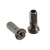 Sapim Brass Polyax Nipples (Black) (14g/12mm) (Bag of 100)