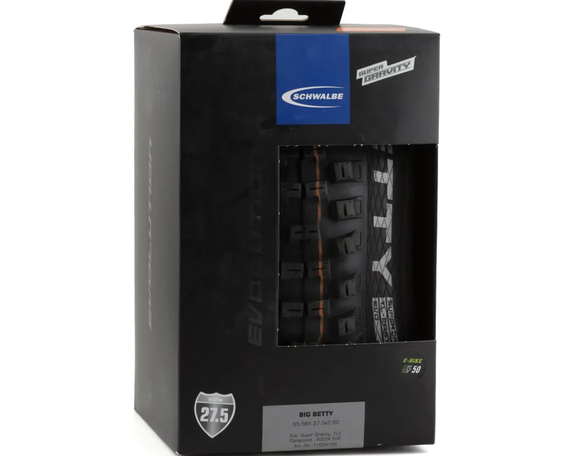 Schwalbe Big Betty Mountain Tire (Black) (27.5") (2.6") (Super Gravity) (Tubeless)