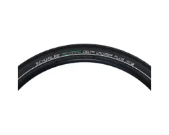 Schwalbe Delta Cruiser Plus Tire (Black/Reflective) (Wire) (Green Compound) (PunctureGuard) (E25) (26