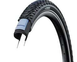 Schwalbe Marathon Mondial Touring Tire (Black/Reflex) (700c) (47mm) (Wire) (RaceGuard/Addix Green)