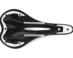 SDG Allure Women's Saddle (Black/White) (Titanium Rails) (143mm)