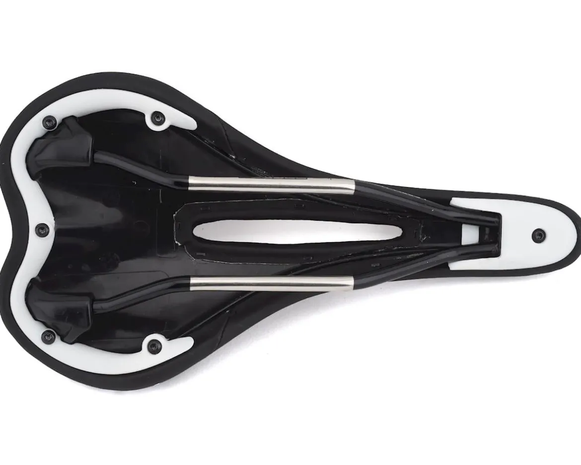 SDG Allure Women's Saddle (Black/White) (Titanium Rails) (143mm)