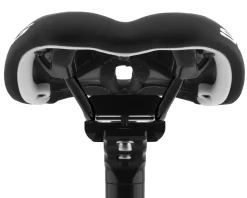 SDG Allure Women's Saddle (Black/White) (Titanium Rails) (143mm)