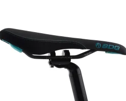 SDG Radar Mountain Saddle (Black/Turquoise) (Titanium Rails) (138mm)