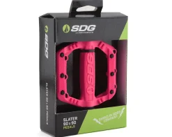 SDG Slater Nylon Flat Pedals (Neon Pink)
