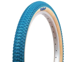 SE Bikes Cub BMX Tire (Blue/Tan) (20") (2.0") (406 ISO) (Wire)