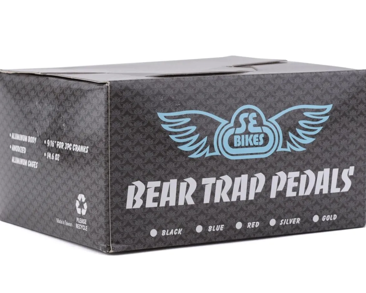 SE Bikes Bear Trap Pedals (Silver)