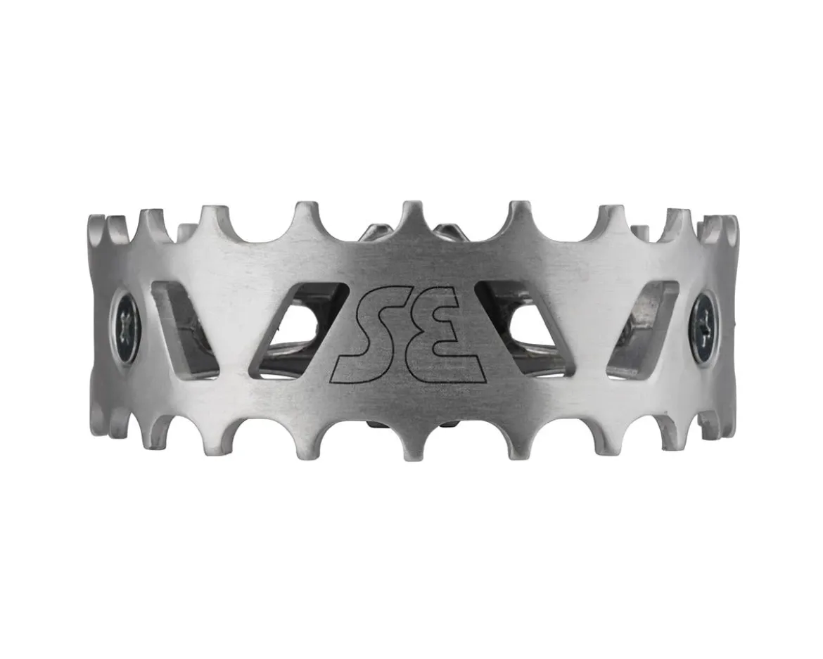 SE Bikes Bear Trap Pedals (Silver)
