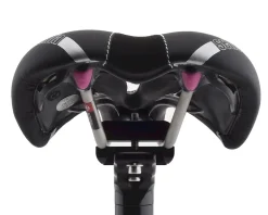 Selle Italia Diva Gel Superflow Women's Saddle (Black) (Titanium Rails) (L3) (152mm)
