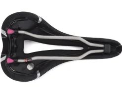 Selle Italia Diva Gel Superflow Women's Saddle (Black) (Titanium Rails) (L3) (152mm)
