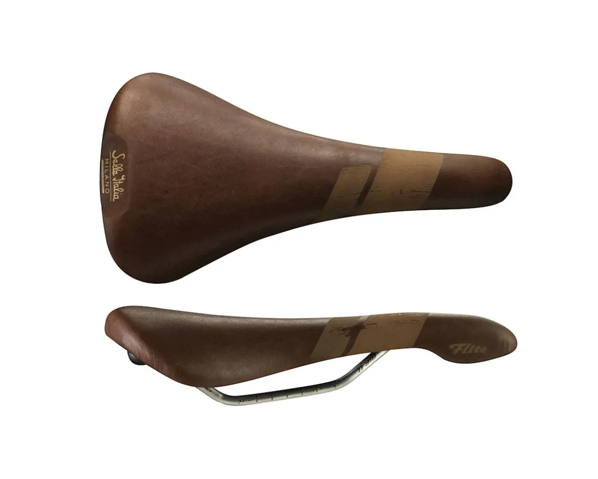 Selle Italia FLITE BULLITT Saddle (Brown) (Handmade) (Leather)