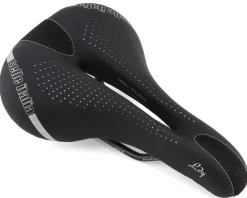 Selle Italia Lady Gel Flow Saddle (Black) (Manganese Rails) (L2) (160mm)