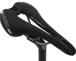 Selle Italia Max SLR Gel Superflow Saddle (Black) (Titanium Rails) (L3) (145mm)