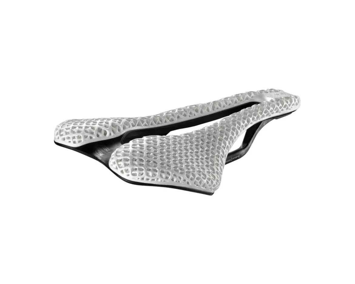 Selle Italia SLR Boost 3D Kit Carbonio Superflow Saddle (White LTD) (Carbon Rails) (L3) (145mm)