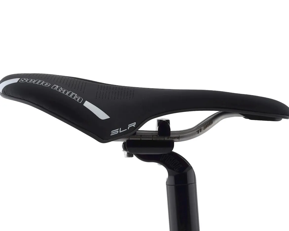 Selle Italia SLR Lady Boost Superflow Saddle (Black) (Titanium Rails) (L3) (145mm)