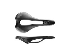 Selle Italia SLR TM Superflow Saddle (Black) (Manganese Rails) (L3) (145mm)