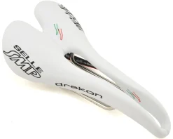 Selle SMP Drakon Saddle (White) (AISI 304 Rails) (139mm)