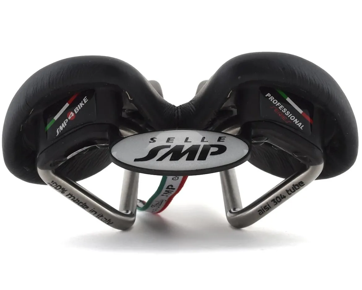 Selle SMP Evolution Saddle (Black) (AISI 304 Rails) (129mm)