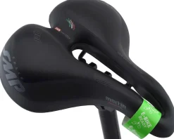 Selle SMP Martin Gel Touring Saddle (Black) (Steel Rails) (L) (263mm)