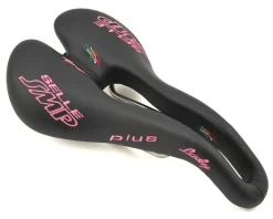 Selle SMP Plus Lady's Saddle (Black/Pink) (AISI 304 Rails) (159mm)