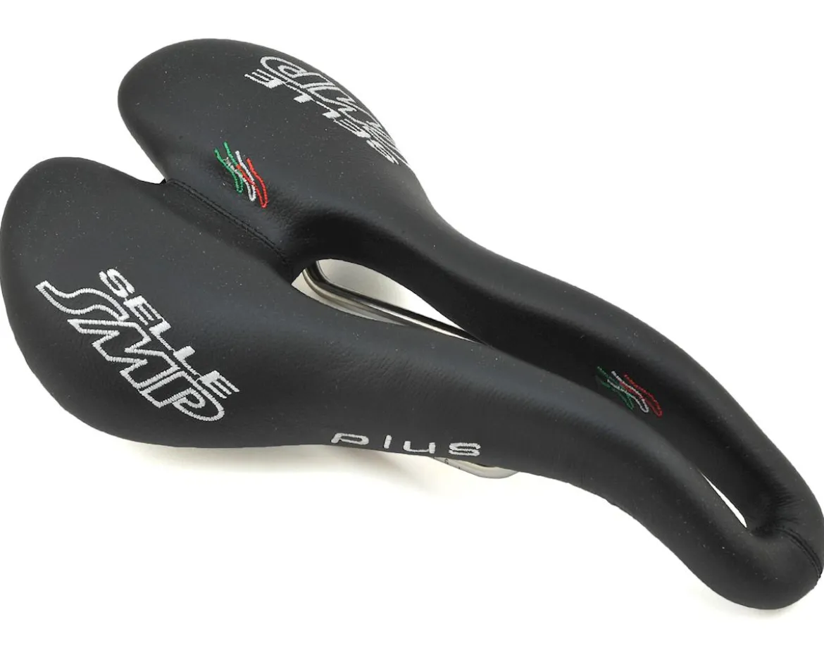 Selle SMP Plus Saddle (Black) (AISI 304 Rails) (159mm)