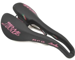 Selle SMP Pro Lady's Saddle (Black/Pink) (AISI 304 Rails) (148mm)