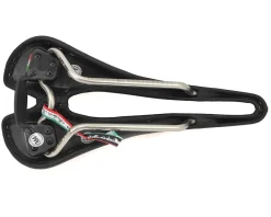 Selle SMP Stratos Lady's Saddle (Black/Pink) (AISI 304 Rails) (131mm)