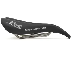 Selle SMP Stratos Saddle (Black) (AISI 304 Rails) (131mm)