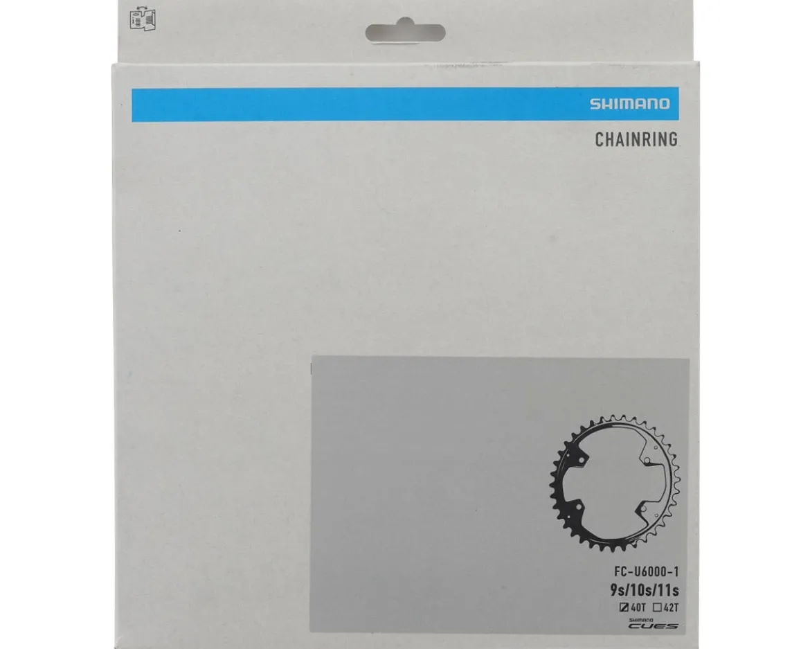 Shimano Cues FC-U6000-1 Chainring (Black) (Single) (40T)