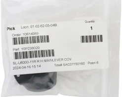 Shimano CUES SL-U6000-11R Right Main Lever Cover (Black) (For 10/11-Speed) (w/Mounting Screw)