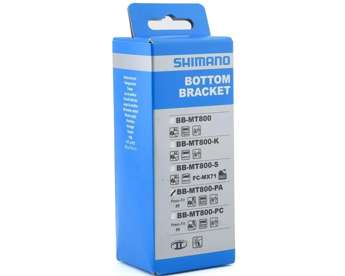 Shimano Deore XT BB-MT800 Mountain Bottom Bracket (Black) (89.5/92mm MTB) (24mm Spindle)