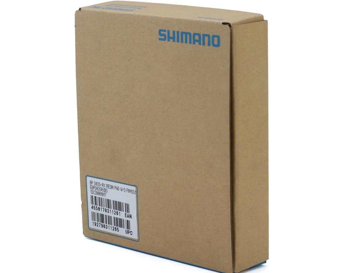 Shimano D03S-RX Disc Brake Pads & Springs Bulk Pack (Resin Compound) (25 Pairs) (Stainless Steel Backplate)