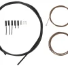 Shimano Dura Ace Road Shift Cable/Housing Set (Black) (Polymer Coated) (1.2mm) (1800/2100mm)
