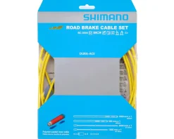 Shimano Dura-Ace BC-9000 Road Brake Cable Set (Yellow) (Polymer-Coated) (1.6mm) (1000/2000mm)