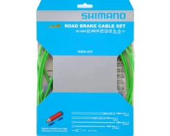 Shimano Dura-Ace BC-9000 Road Brake Cable Set (Green) (Polymer-Coated) (1.6mm) (1000/2000mm)
