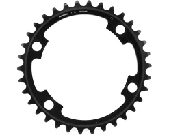 Shimano Dura-Ace FC-9000 Chainrings (Black/Silver) (2 x 11 Speed) (110mm BCD) (Inner) (34T)