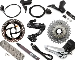 Shimano Dura-Ace 9270/GRX 825 Di2 Custom Gravel Racer Groupset (Black) (2 x 12 Speed) (11-34T) (Electronic)