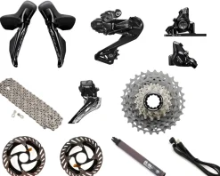 Shimano Dura-Ace R9200 Di2 Groupset (Black) (2 x 12 Speed) (11-34T) (Disc Brake)