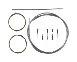 Shimano Dura-Ace R9100 SP41 Polymer-Coated Derailleur Cable Set (High-Tech Grey) (1.2mm) (1800/2100mm) (Cables & Housing)