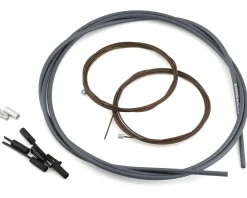 Shimano Dura-Ace SP41 Polymer-Coated Derailleur Cable Set (High-Tech Grey) (1.2mm) (1800/2100mm) (Cables & Housing)