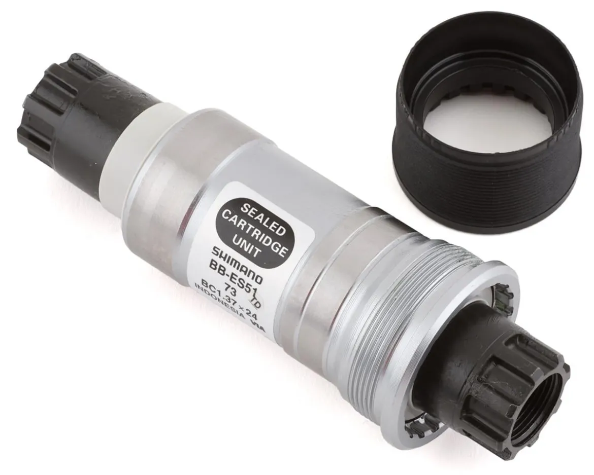 Shimano ES51 Octalink V2 Spline Bottom Bracket (Black) (BSA) (73mm) (113mm)