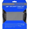 Shimano MTB Derailleur Cable & Housing Set (Black) (Stainless) (1.2mm) (1800/2100mm)