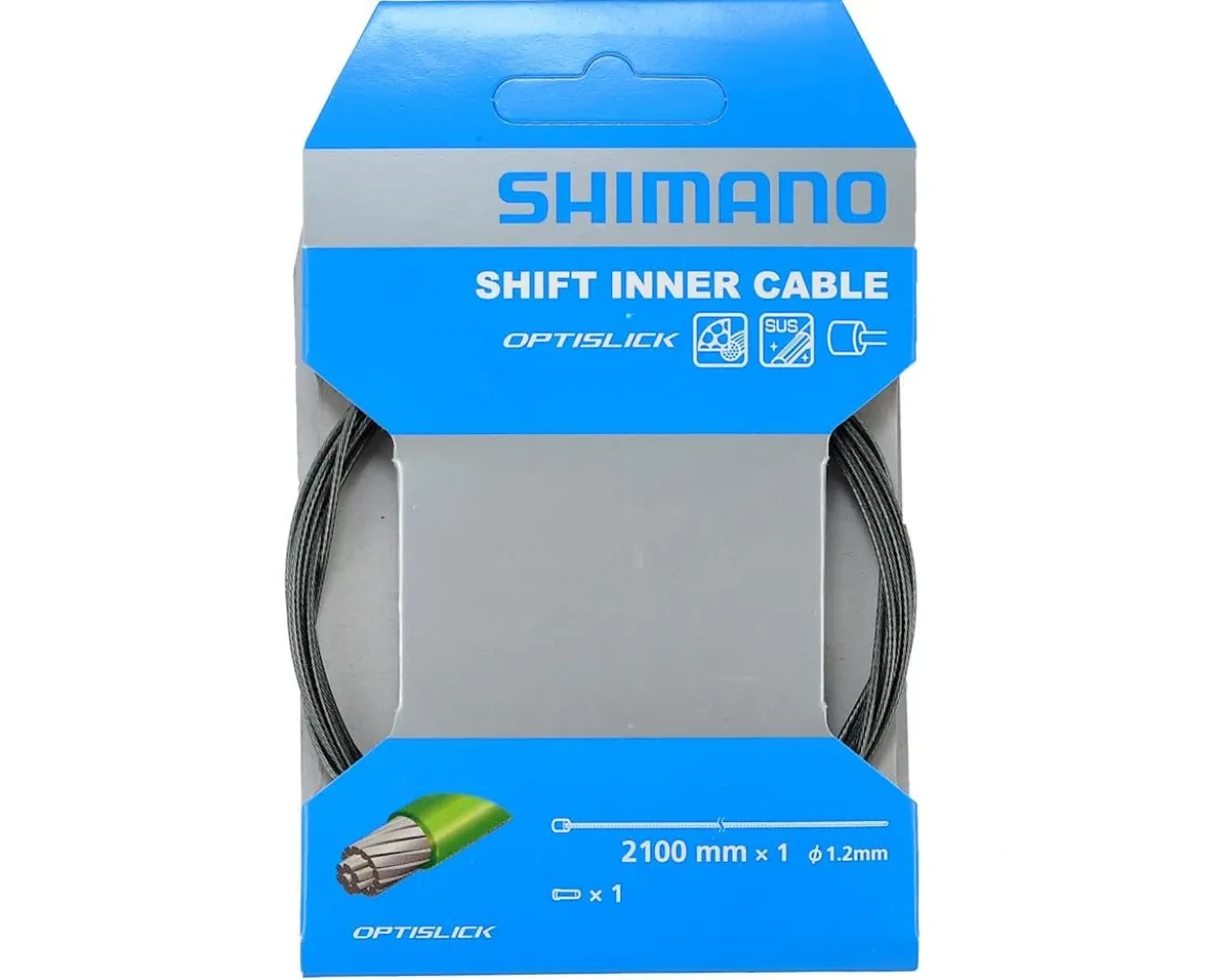 Shimano Optislick Inner Derailleur Cable (For Shimano/SRAM) (Stainless) (1.2mm) (2100mm) (1 Pack)