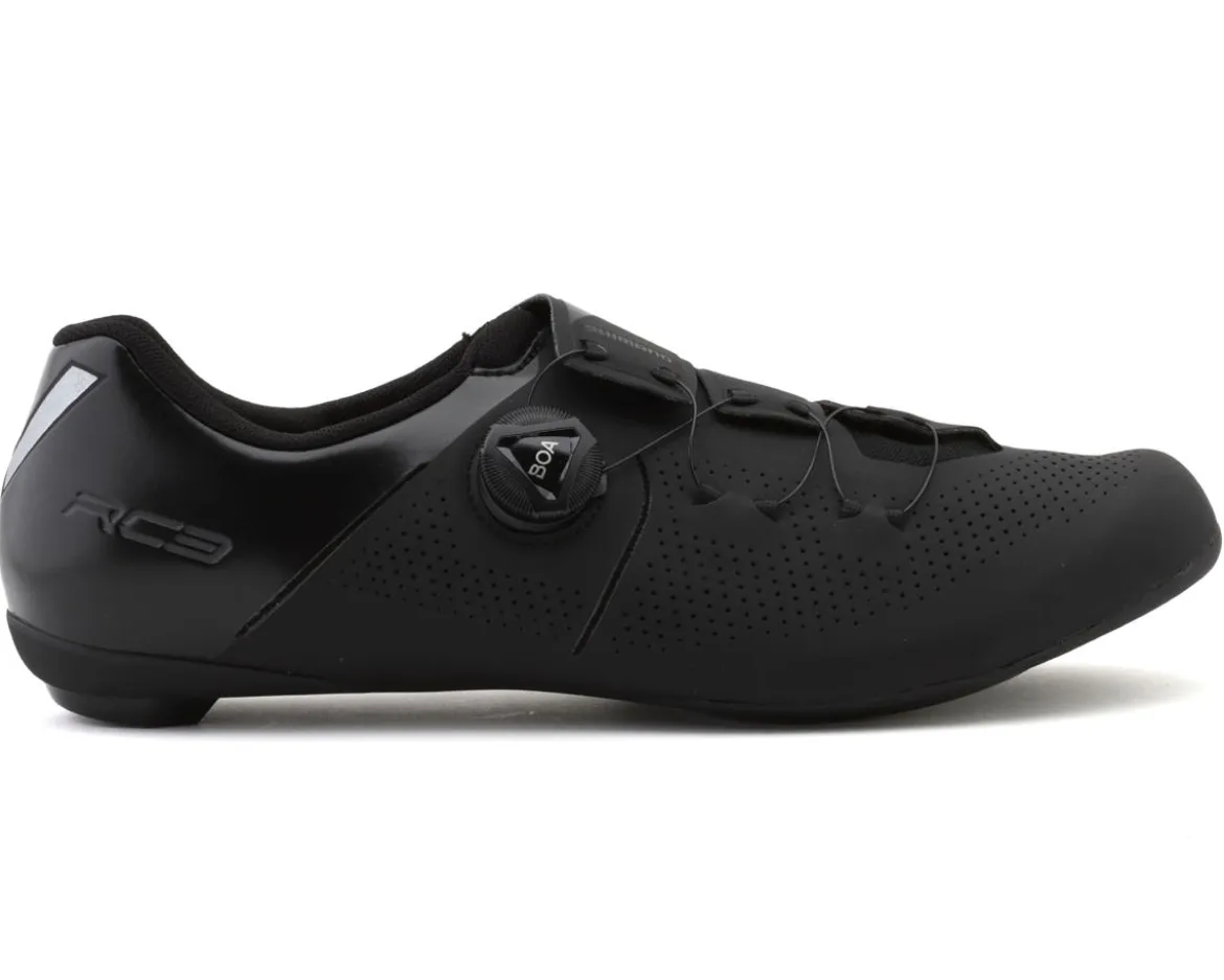 Shimano RC3 Road Bike Shoes (Black) (Wide Version) (47) (Wide) (SH-RC302E)