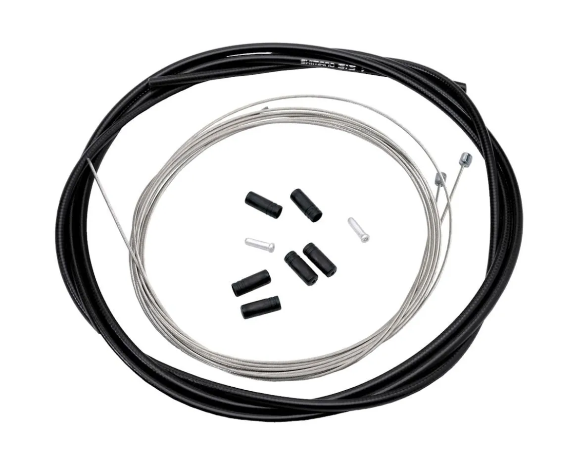 Shimano Road SP40 Derailleur Cable Set (Black) (1.2mm) (2100mm)