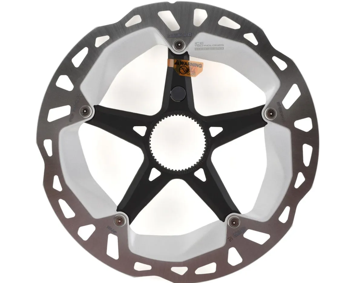 Shimano RT-EM810 Disc Brake Rotor w/ E-bike Speed Sensor (Silver) (Centerlock) (180mm)