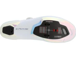 Shimano SH-RC903E S-PHYRE PWR Sprinters Shoes (White) (Wide Version) (40) (Wide)