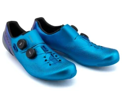 Shimano SH-RC903E S-PHYRE Road Cycling Shoes (Blue) (Wide Version) (43) (Wide)